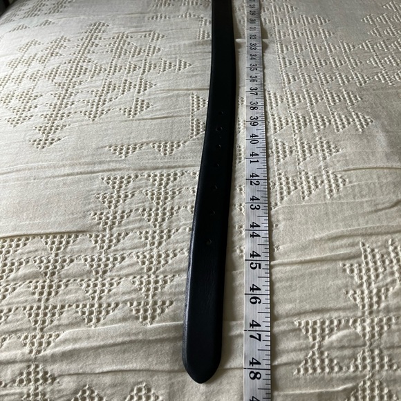 REVOLVE Favorite Daughter Black William Split Decision Leather Belt Size XL - Picture 6 of 9